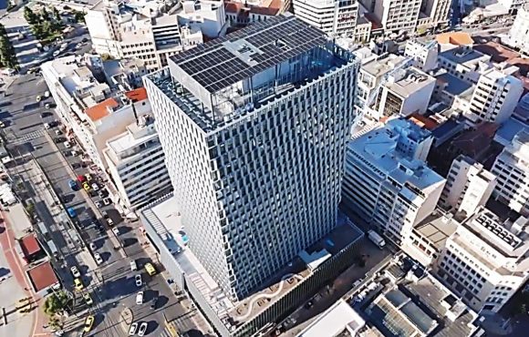 Piraeus Tower: A Metaloumin Photovoltaic Mountings Sustainable Chart Topper