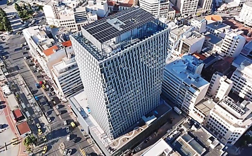 Piraeus Tower: A Metaloumin Photovoltaic Mountings Sustainable Chart Topper